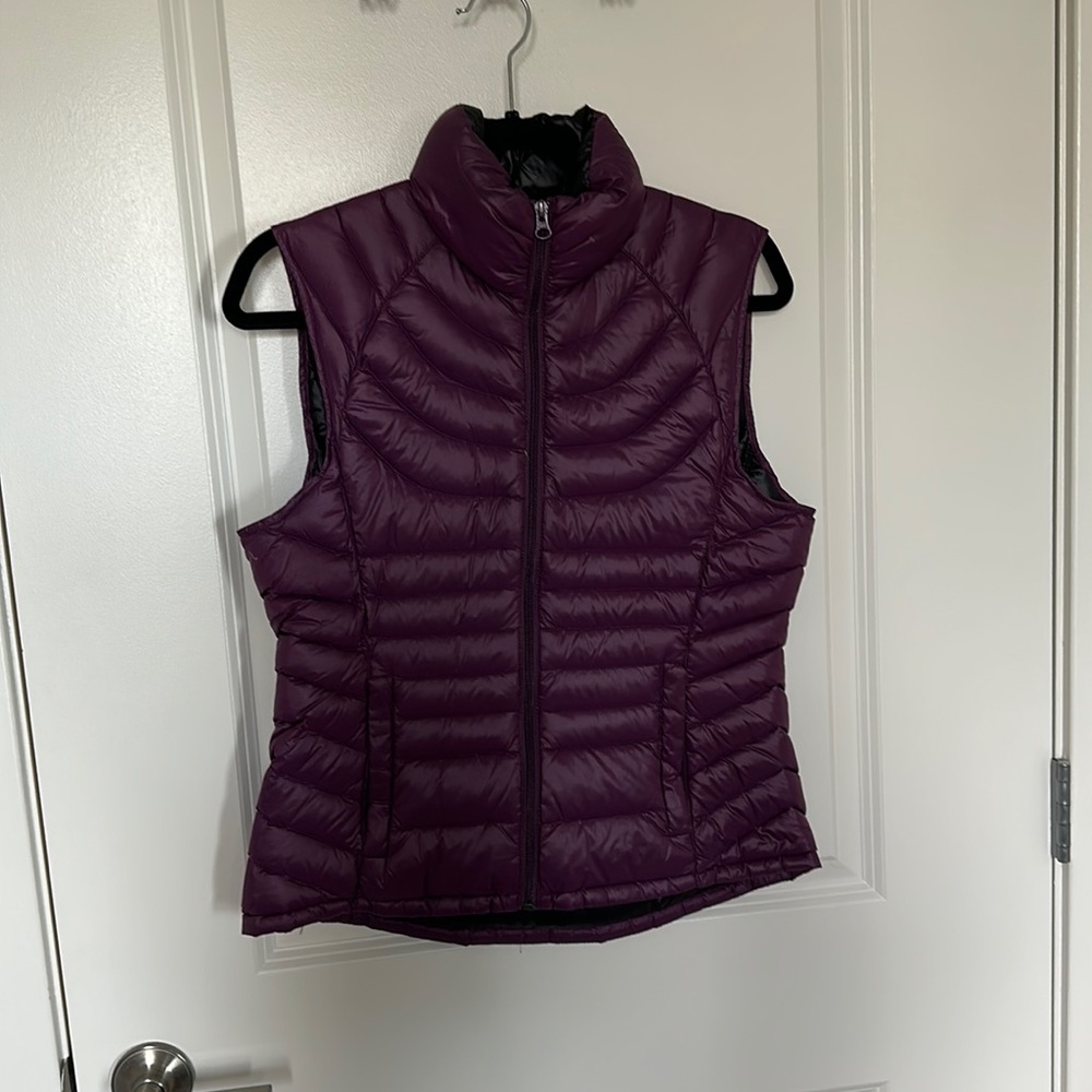 Bernardo Goose Down Purple Vest